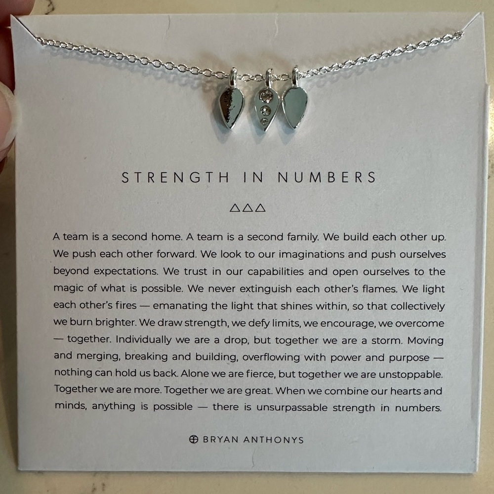 Bryan Anthony’s Silver necklace